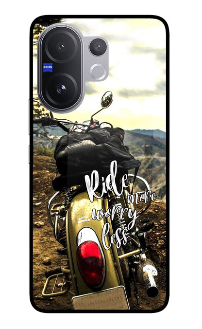 Ride More Worry Less Vivo V60 5G Back Cover