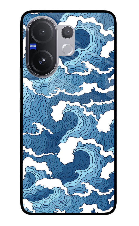 Blue Waves Vivo V60 5G Glass Case