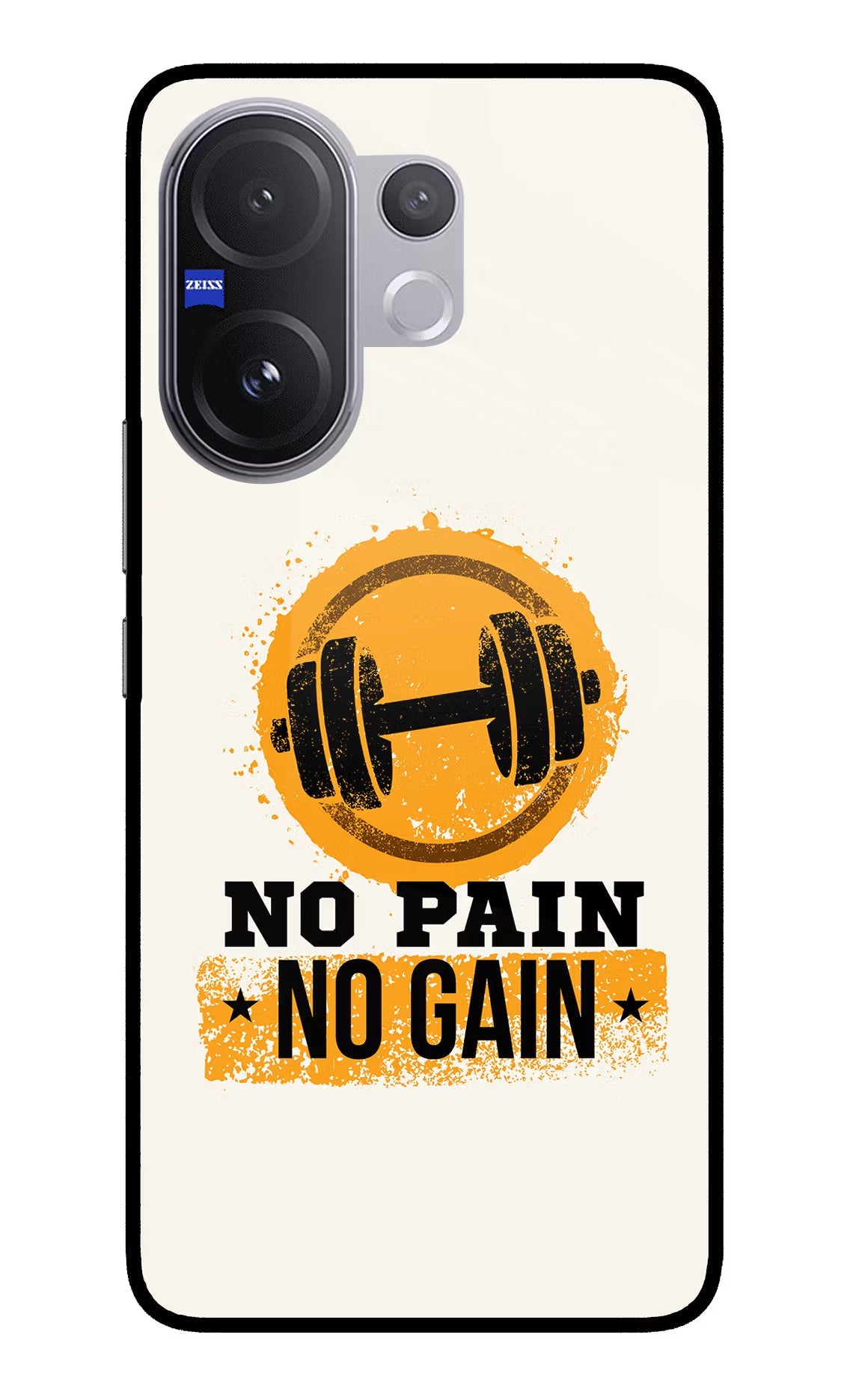No Pain No Gain Vivo V60 5G Glass Case