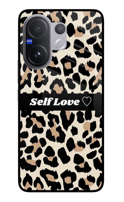 Leopard Print Self Love Vivo V60 5G Back Cover