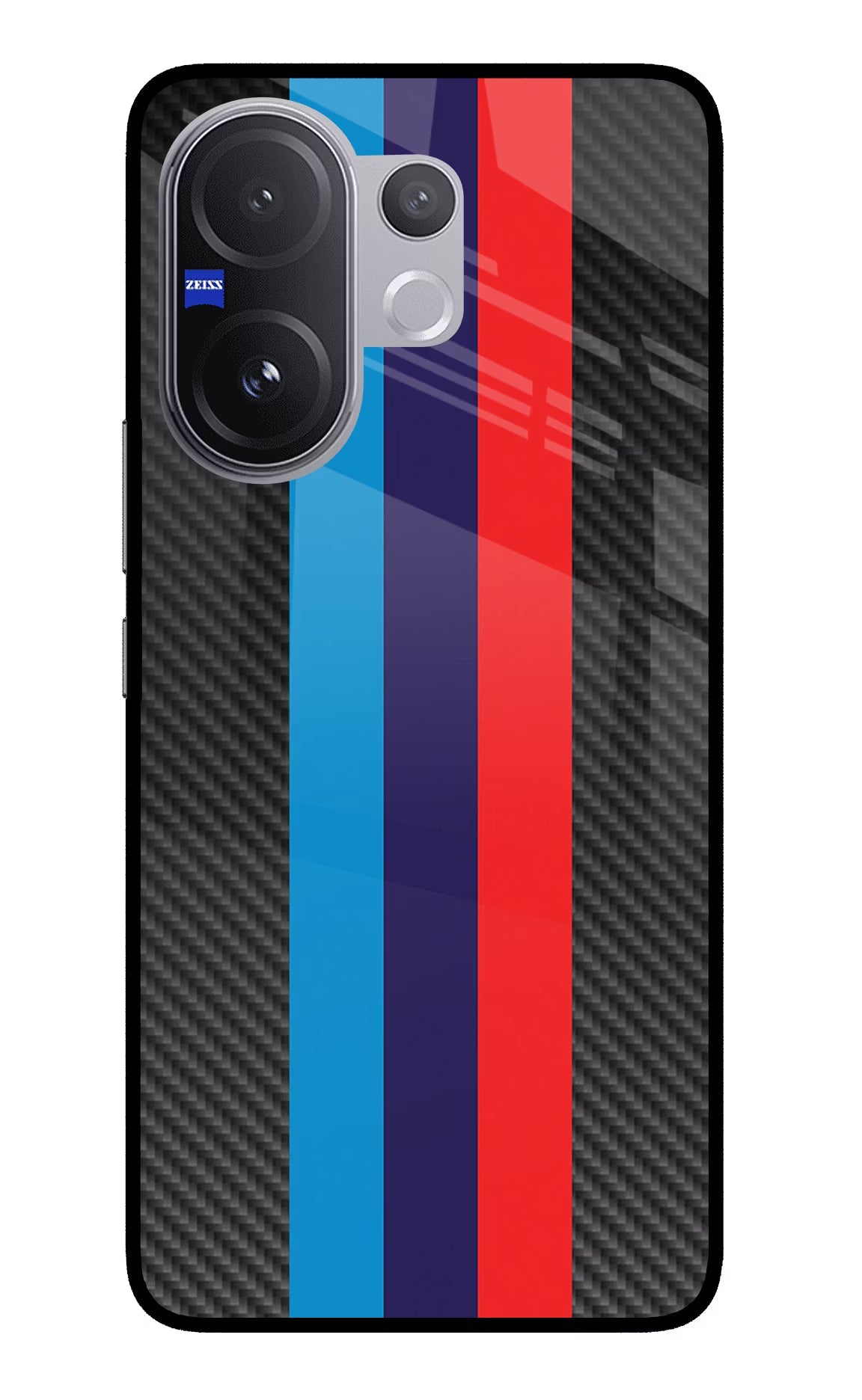 BMW Stripes Pattern Vivo V60 5G Glass Case