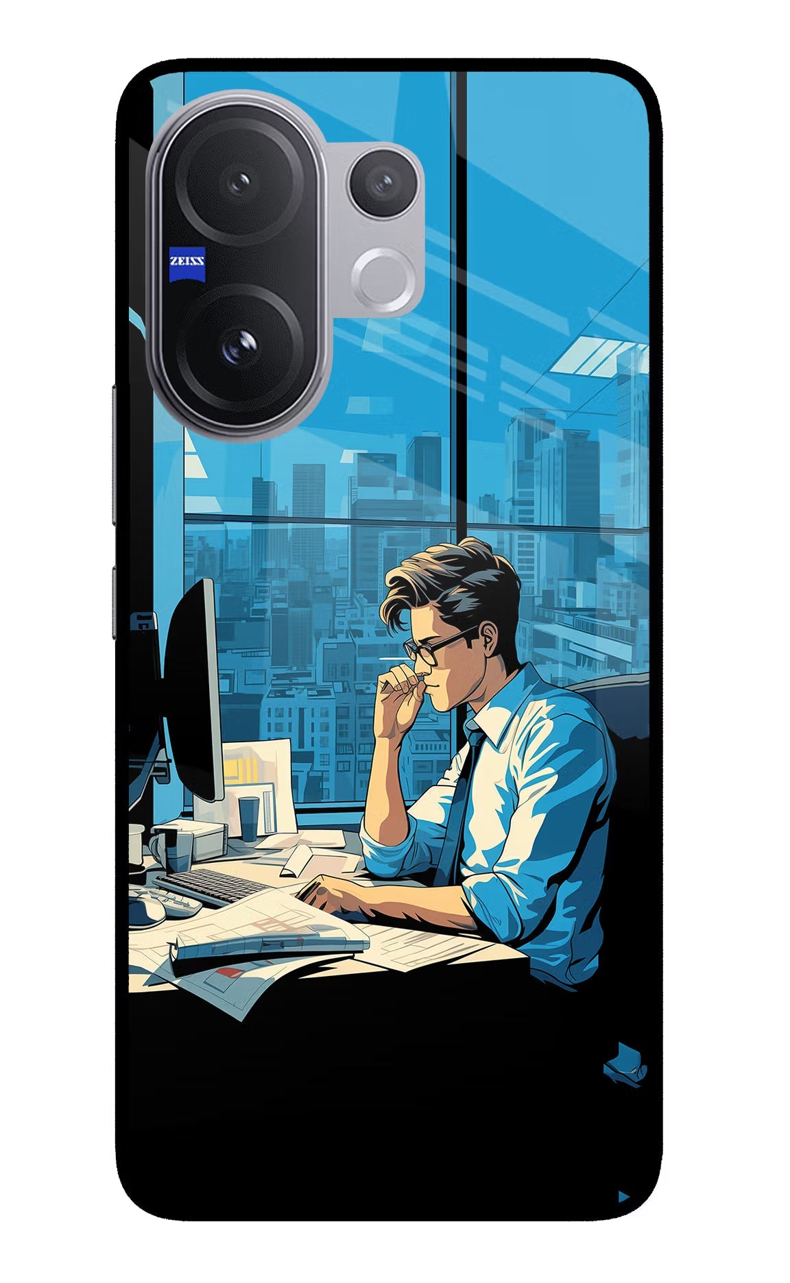 Focused Hustler (AI Generated) Vivo V60 5G Back Cover