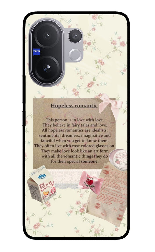 Hopeless Romantic Vivo V60 5G Glass Case