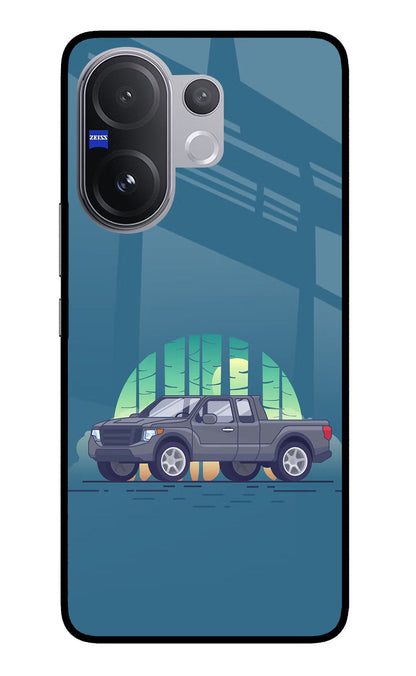 Retro Garage Vibe Vivo V60 5G Back Cover
