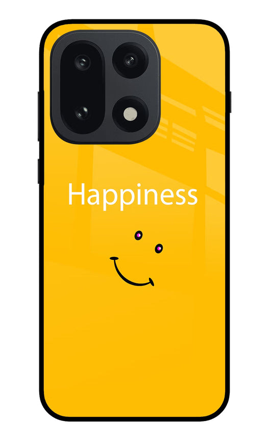 Happiness With Smiley OnePlus 15 Glass Case