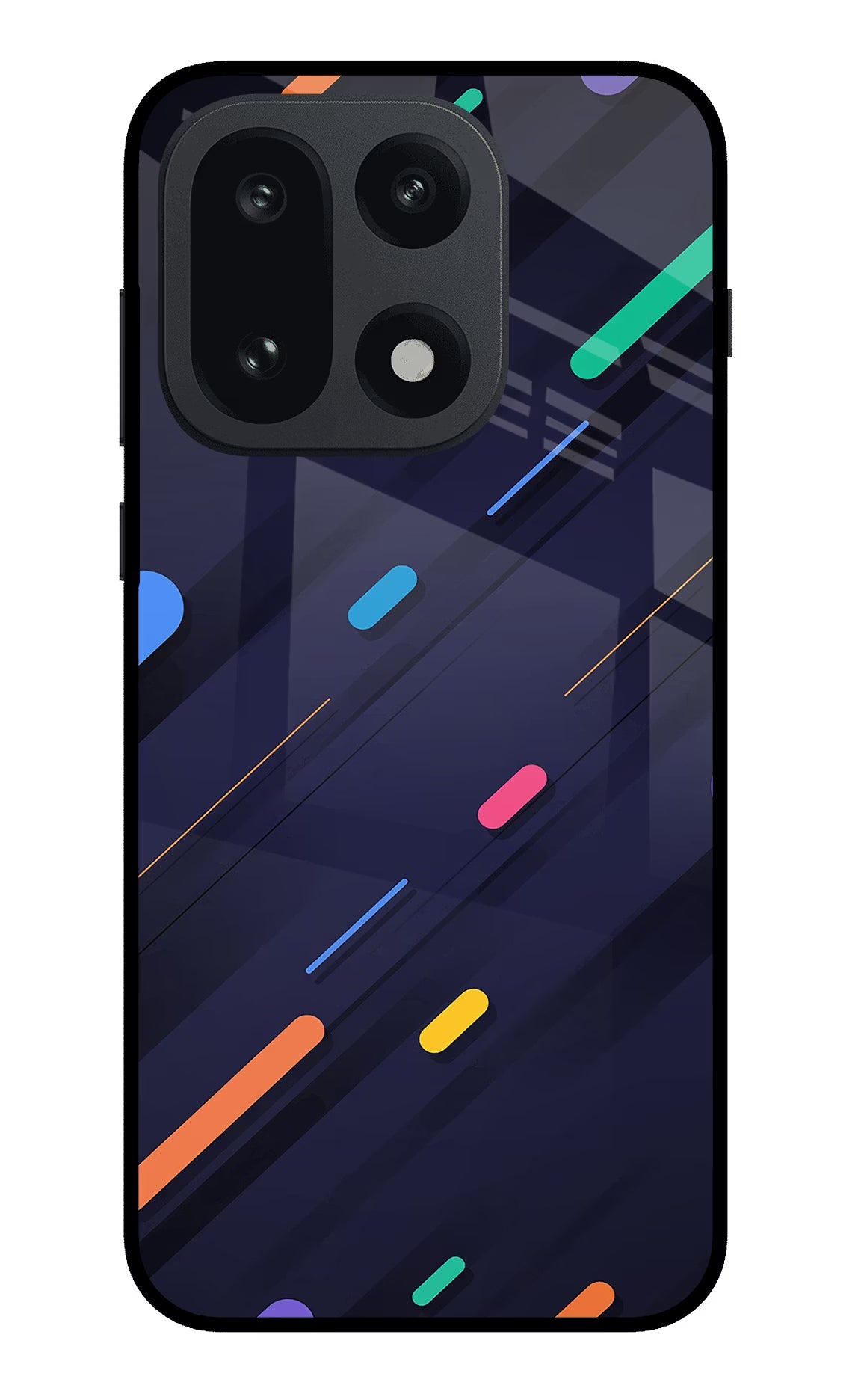 Abstract Design OnePlus 15 Glass Case