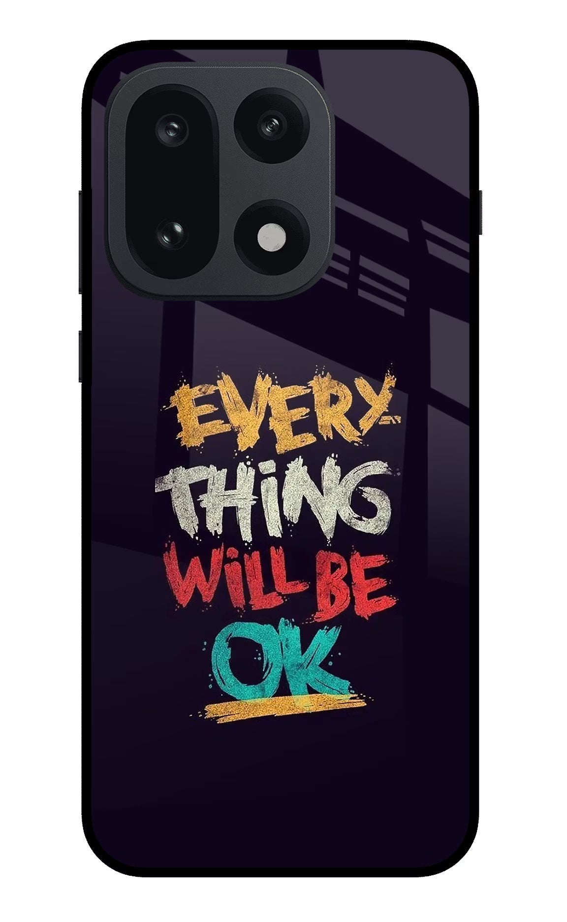 Everything Will Be Ok OnePlus 15 Glass Case