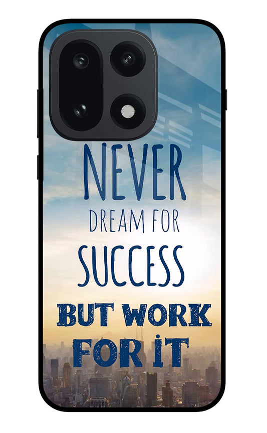 Never Dream For Success But Work For It OnePlus 15 Back Cover