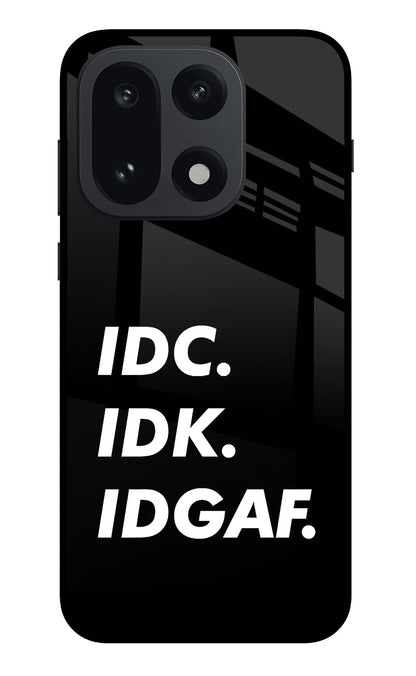 Idc Idk Idgaf OnePlus 15 Back Cover