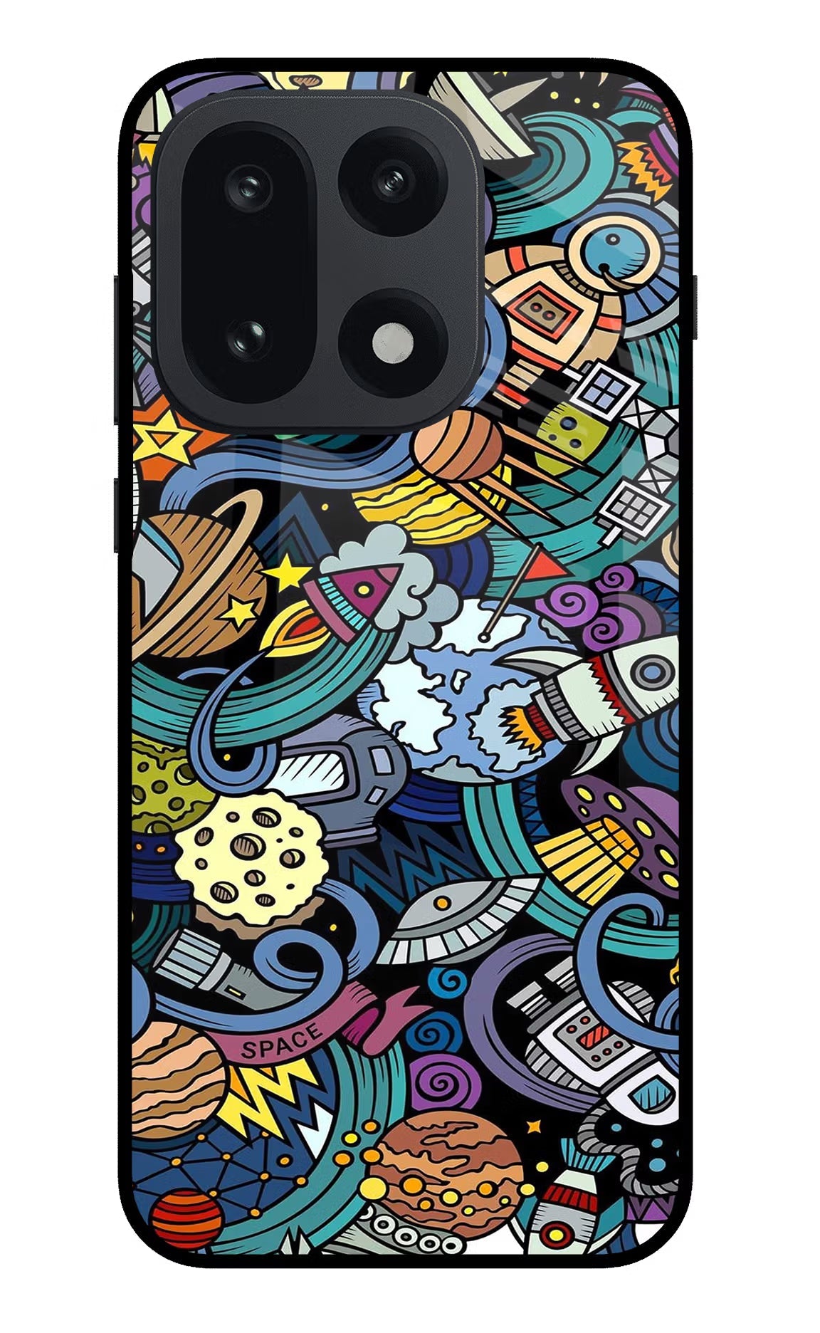 Space Abstract OnePlus 15 Glass Case