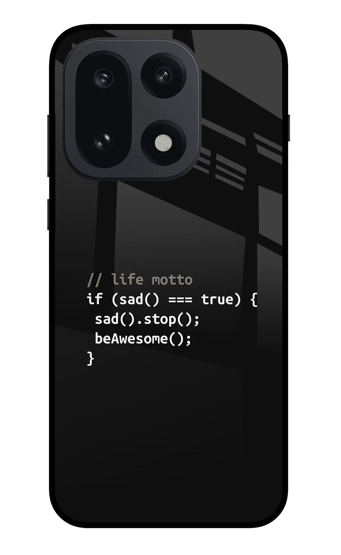 Life Motto Code OnePlus 15 Glass Case