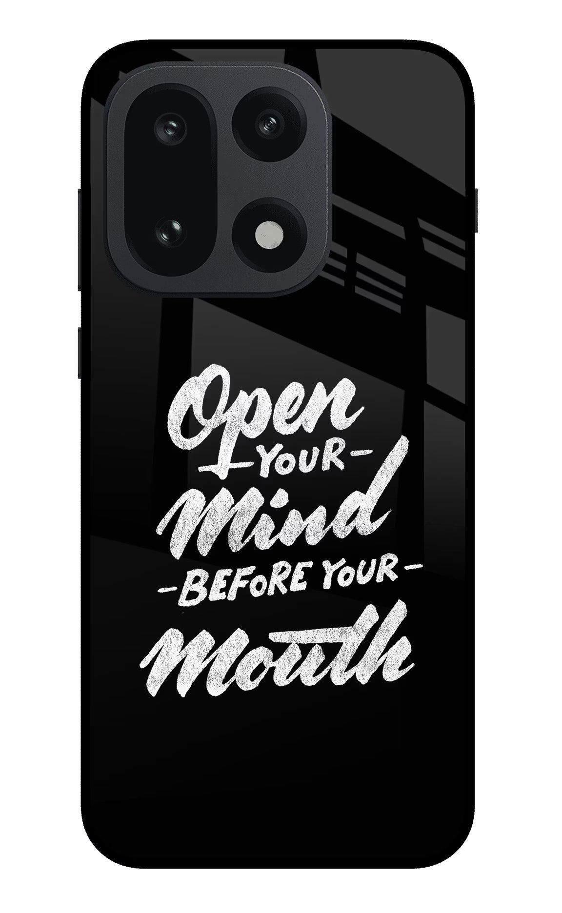 Open Your Mind Before Your Mouth OnePlus 15 Back Cover