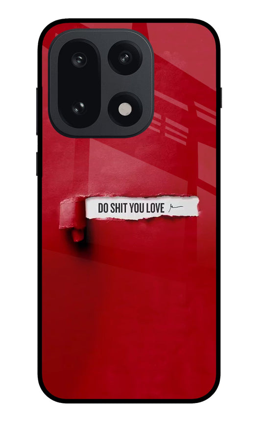 Do Shit You Love OnePlus 15 Back Cover