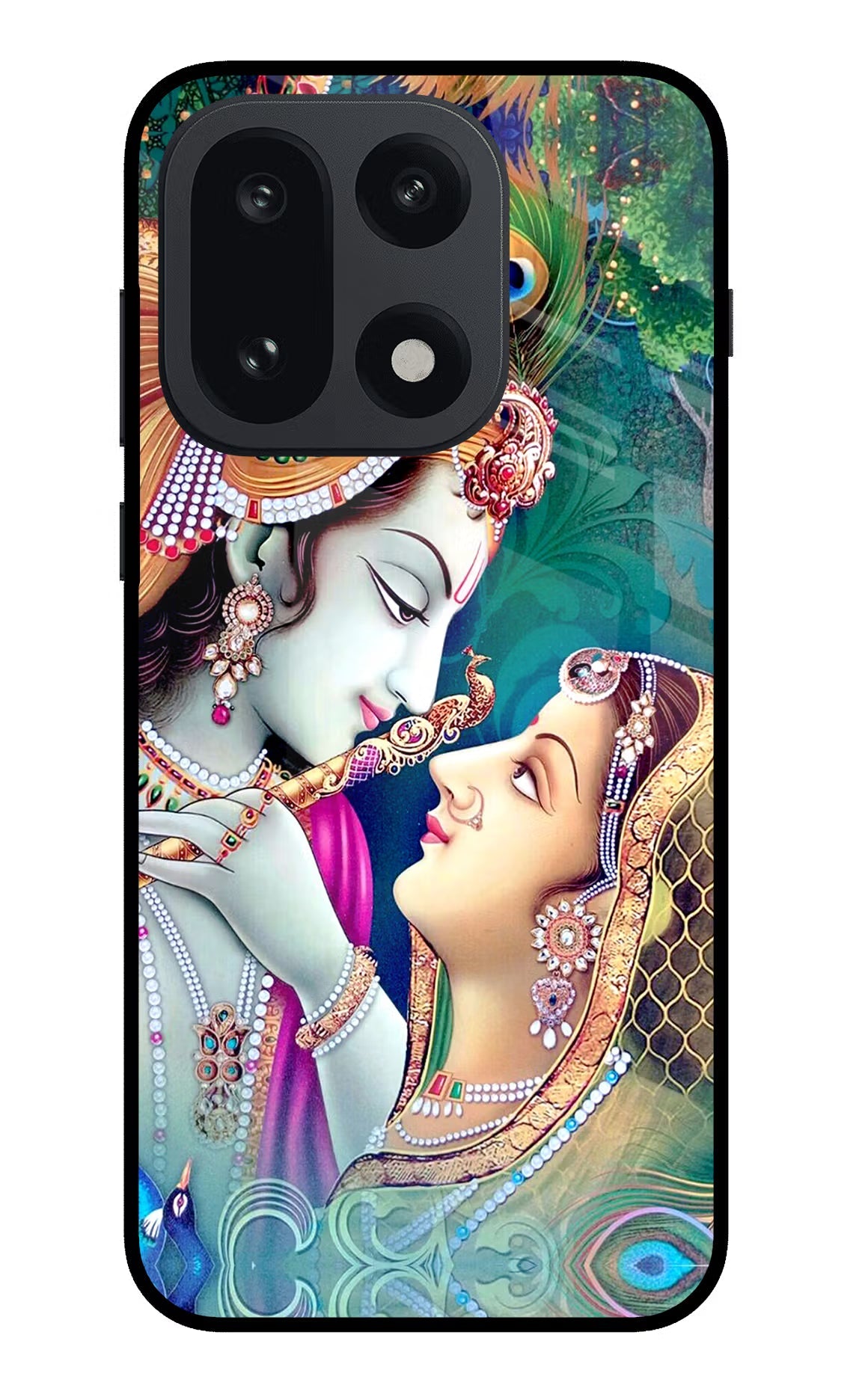 Lord Radha Krishna OnePlus 15 Glass Case
