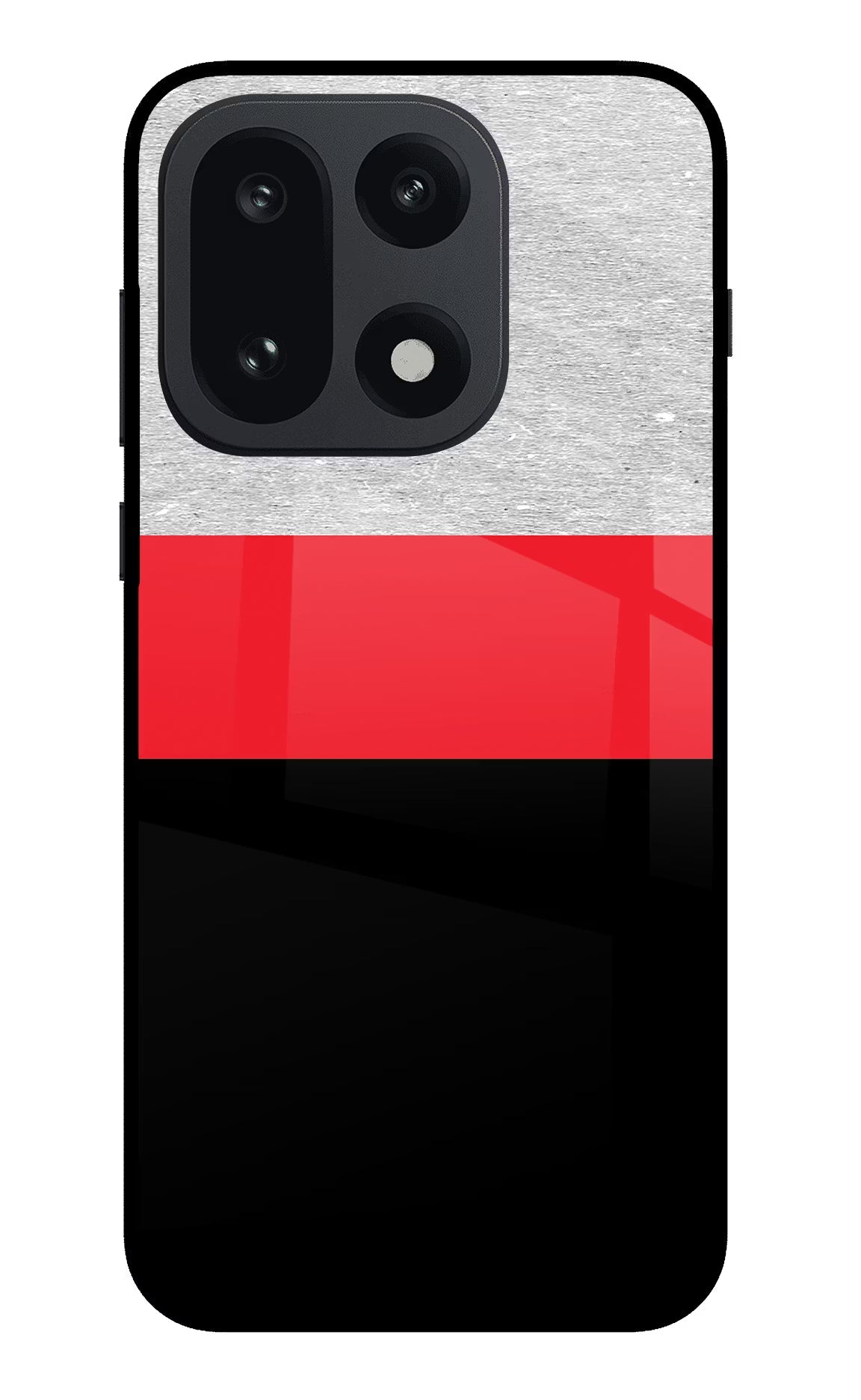 Tri Color Pattern OnePlus 15 Back Cover