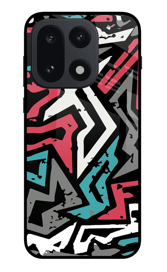 Geometric Graffiti OnePlus 15 Glass Case