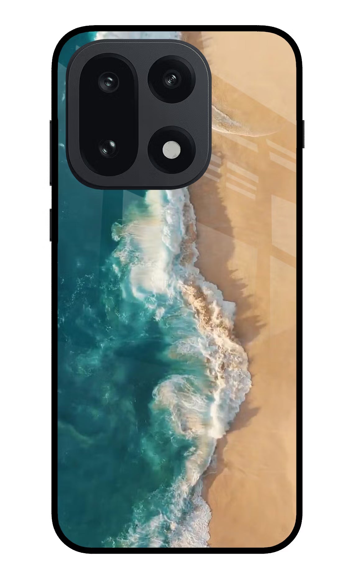 Ocean Beach OnePlus 15 Glass Case