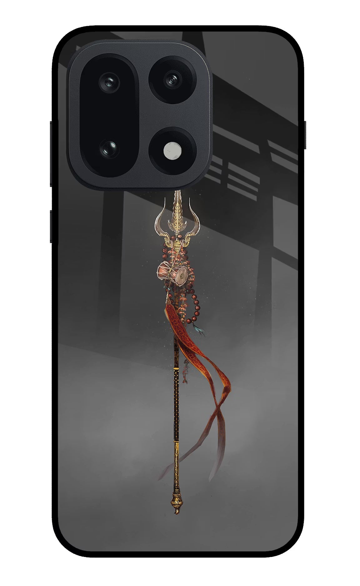 Shiv Trishul OnePlus 15 Glass Case