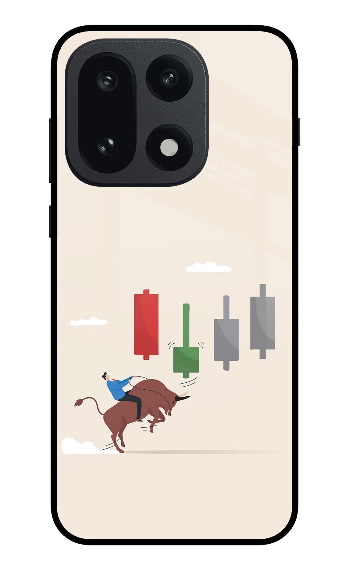 Bull Trading Momentum OnePlus 15 Back Cover
