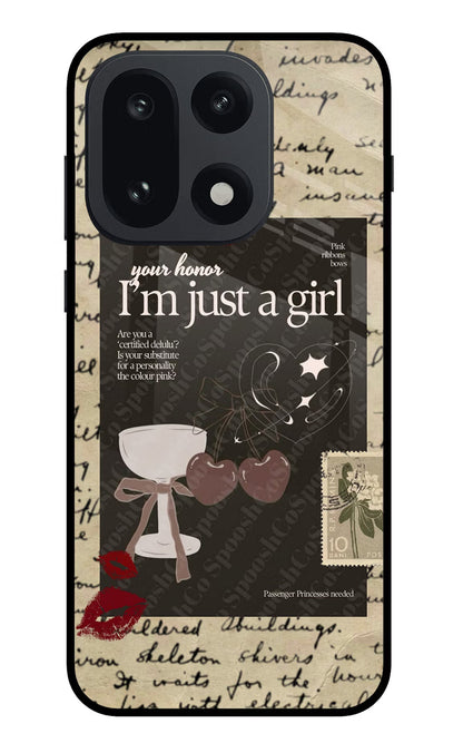I am just a girl OnePlus 15 Back Cover