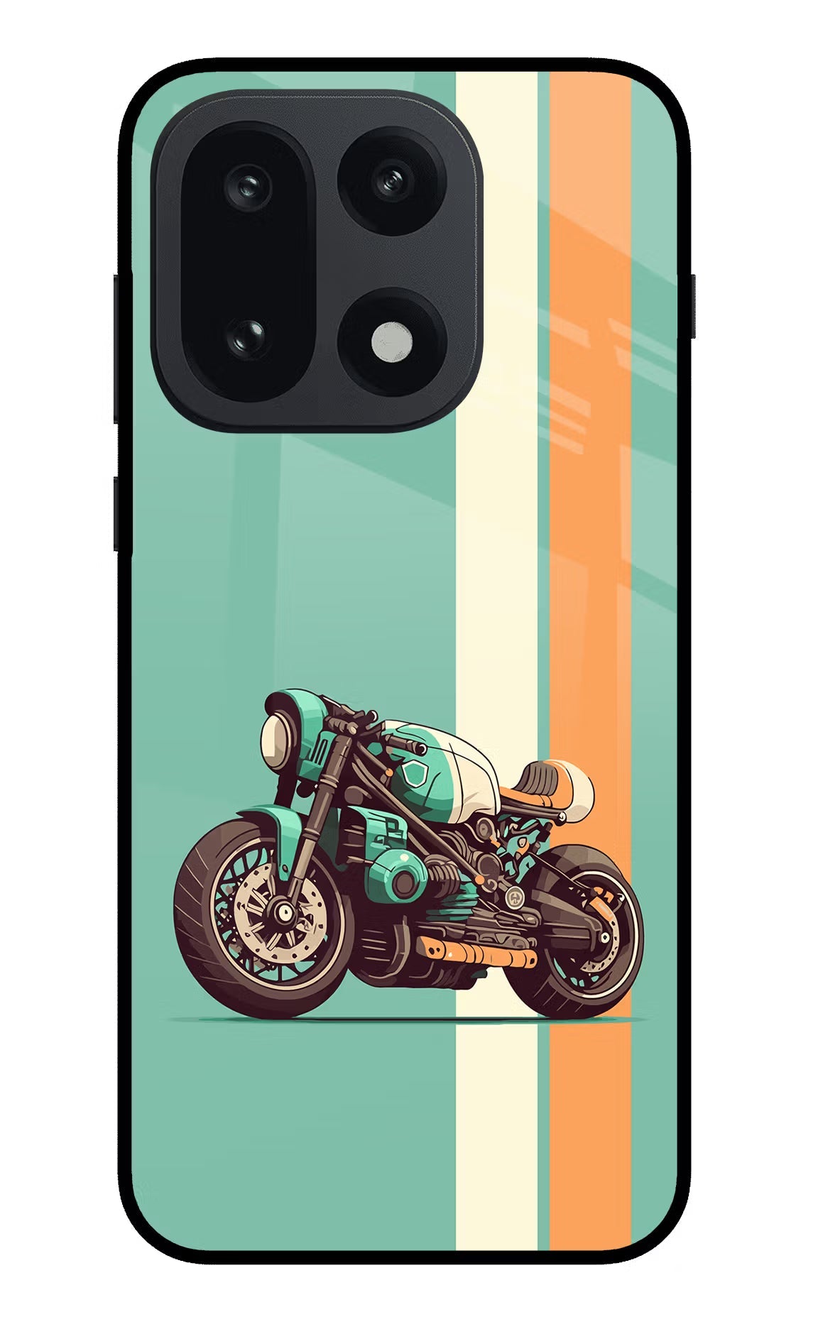 Striped Moto Drift OnePlus 15 Glass Case