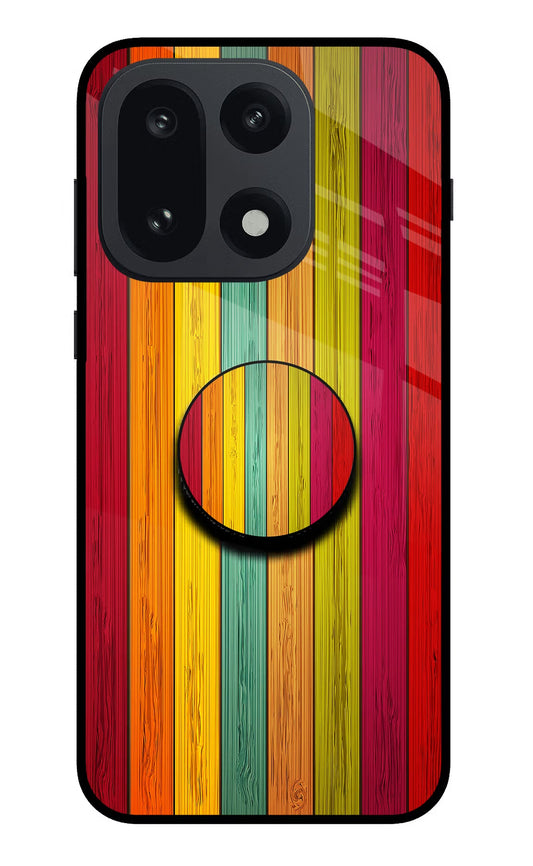 Multicolor Wooden OnePlus 15 Pop Case