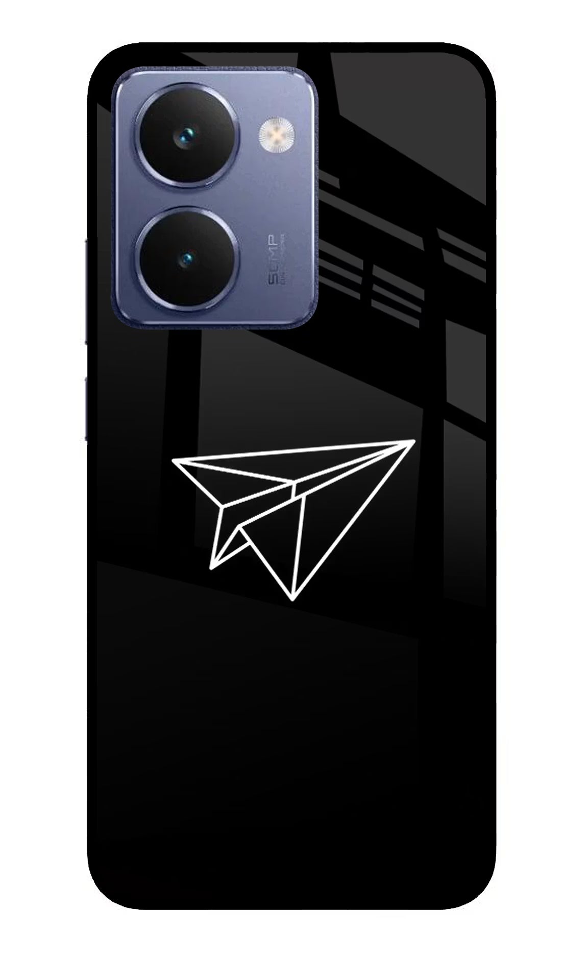 Paper Plane White Realme P3 Ultra 5G Back Cover