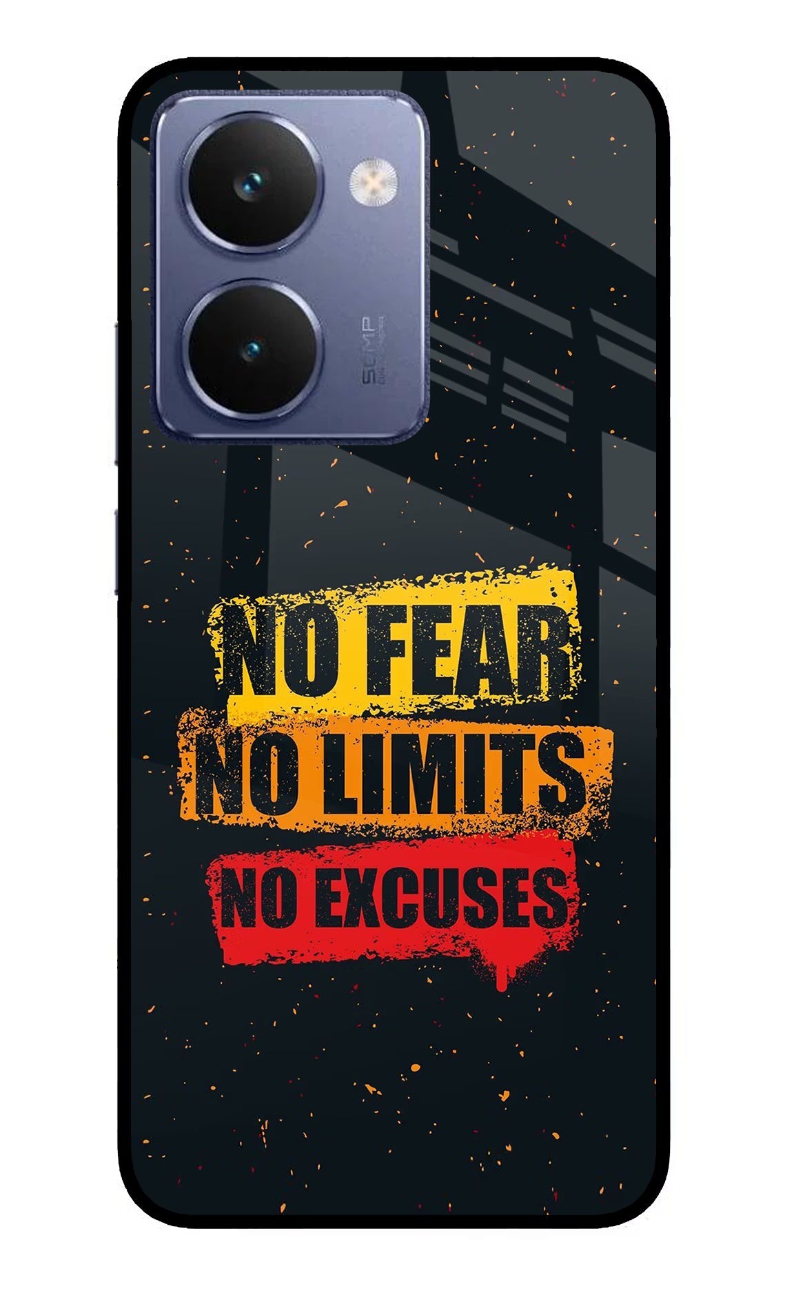 No Fear No Limits No Excuse Realme P3 Ultra 5G Glass Case