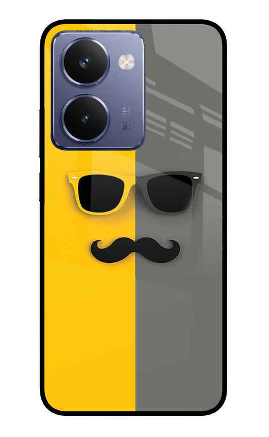 Sunglasses with Mustache Realme P3 Ultra 5G Glass Case