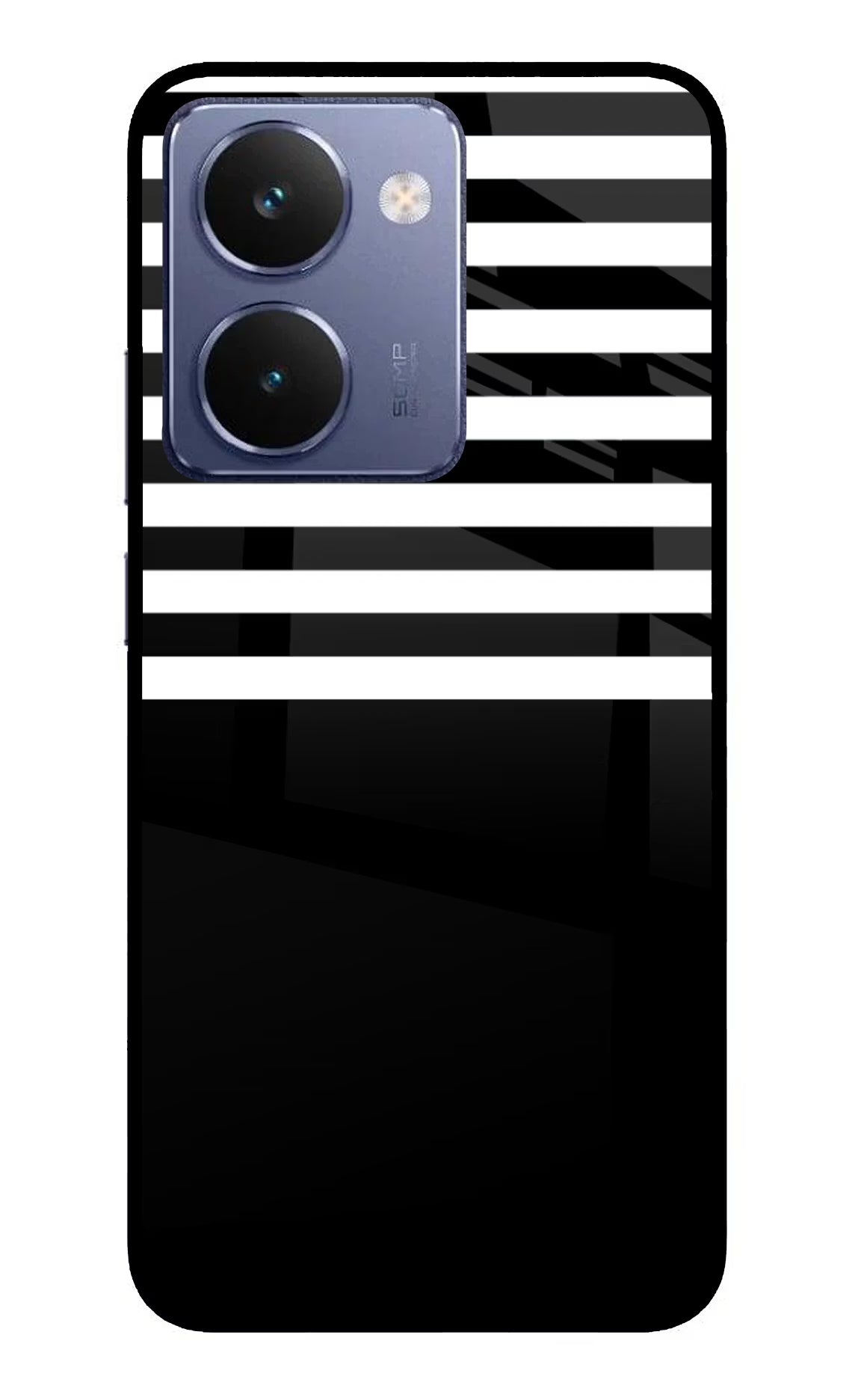 Black and White Print Realme P3 Ultra 5G Glass Case