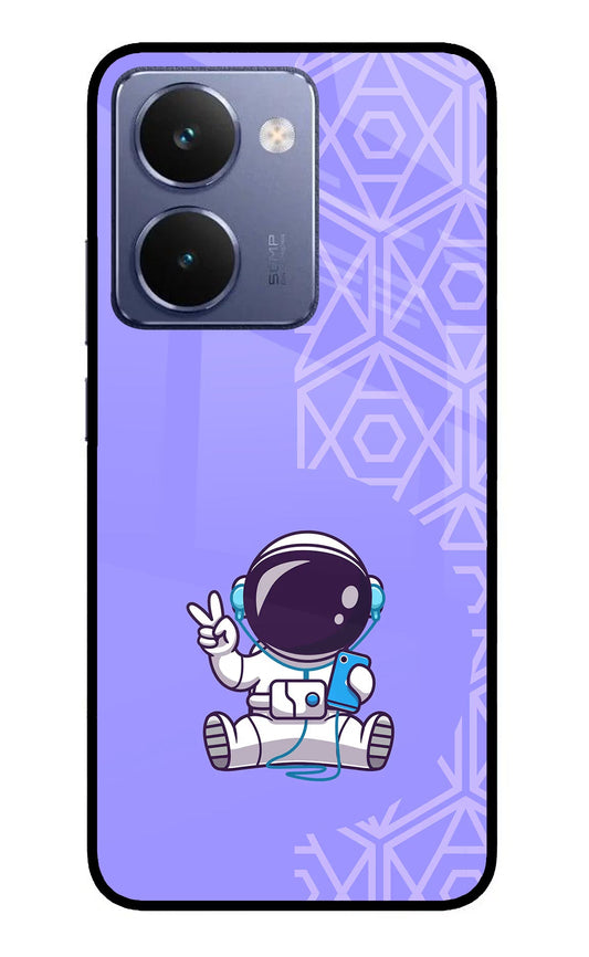 Cute Astronaut Chilling Realme P3 Ultra 5G Glass Case