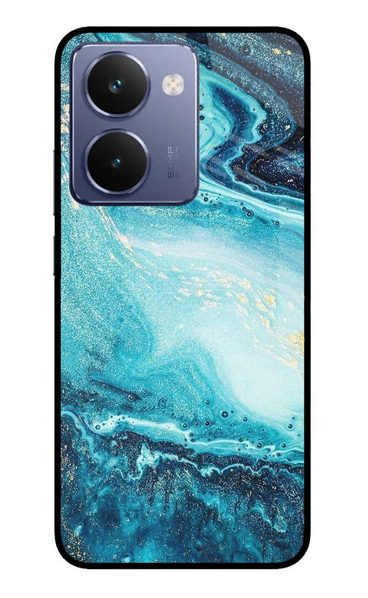 Blue Glitter Marble Realme P3 Ultra 5G Back Cover