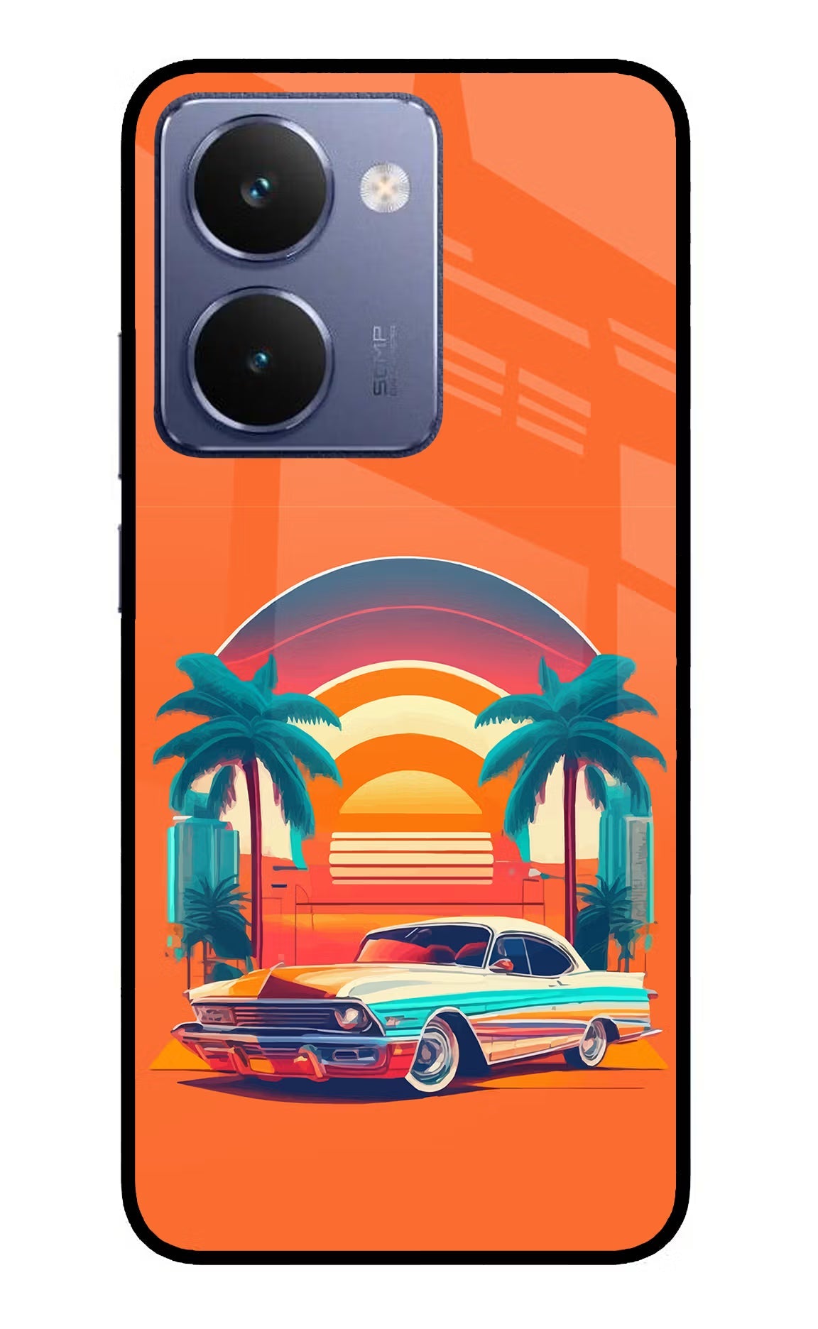 Palm Drive 80s Realme P3 Ultra 5G Back Cover