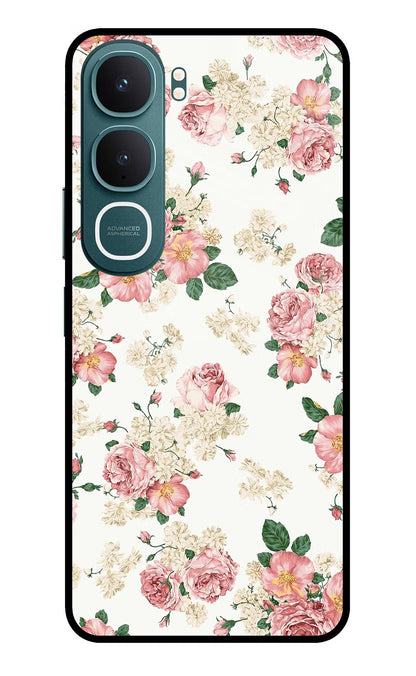 Flowers Vivo Y31 5G Back Cover Glass Case - Hello Swanky