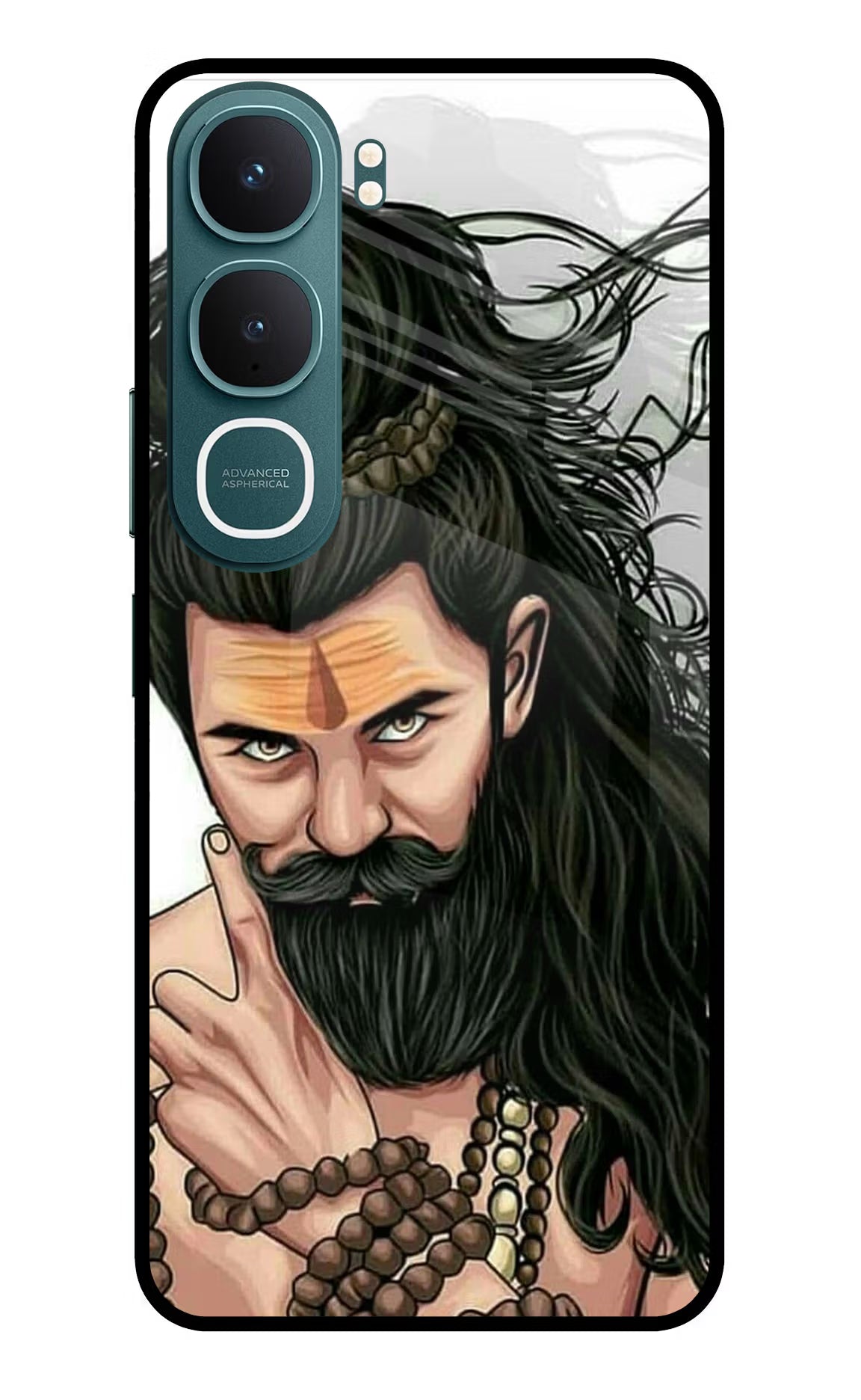 Mahadev Vivo Y31 5G Back Cover Glass Case - Hello Swanky