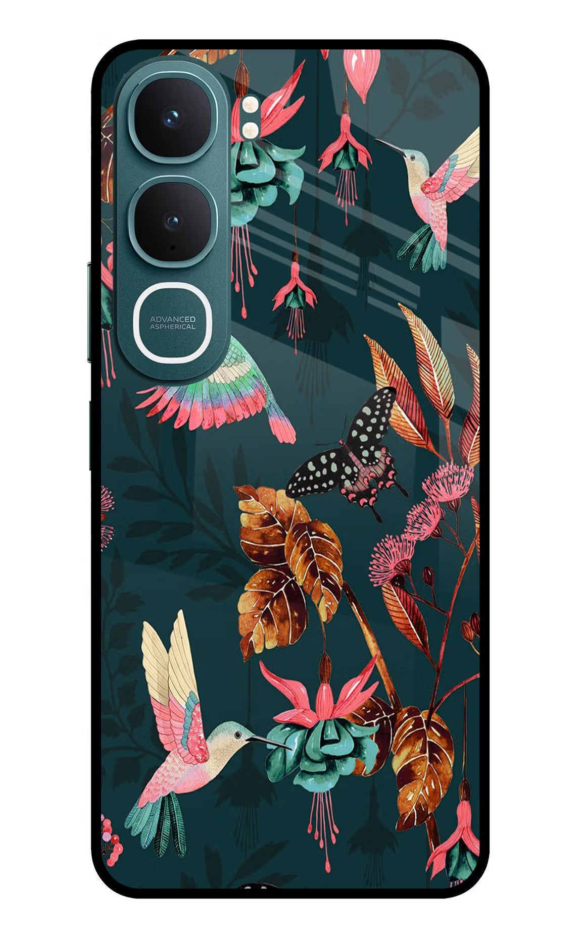 Birds Vivo Y31 5G Back Cover Glass Case - Hello Swanky