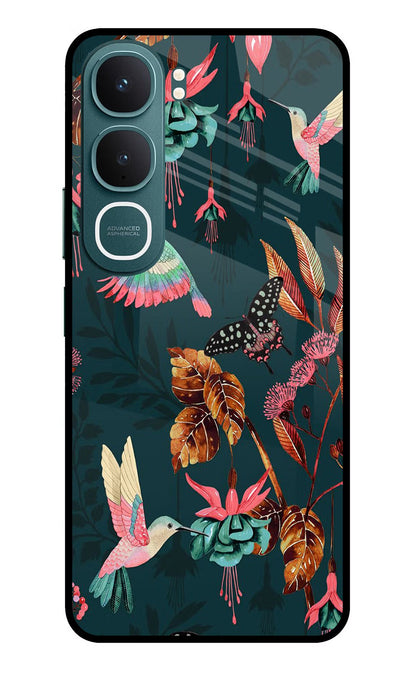 Birds Vivo Y31 5G Back Cover Glass Case - Hello Swanky