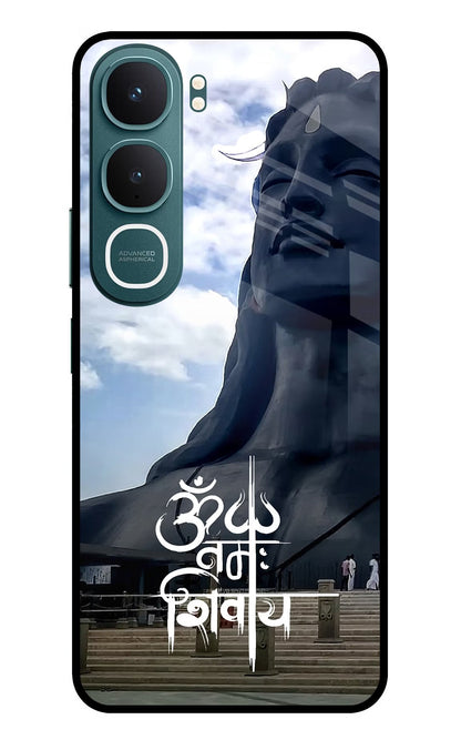Om Namah Shivay Vivo Y31 5G Back Cover Glass Case - Hello Swanky