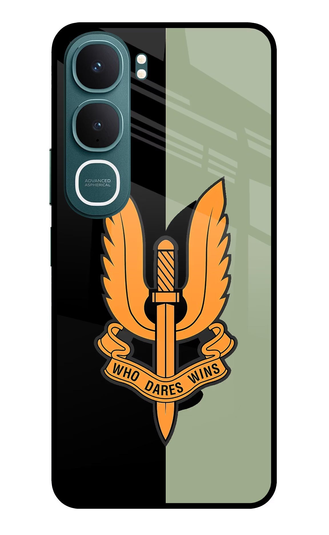 Balidan Logo Vivo Y31 5G Back Cover Glass Case - Hello Swanky