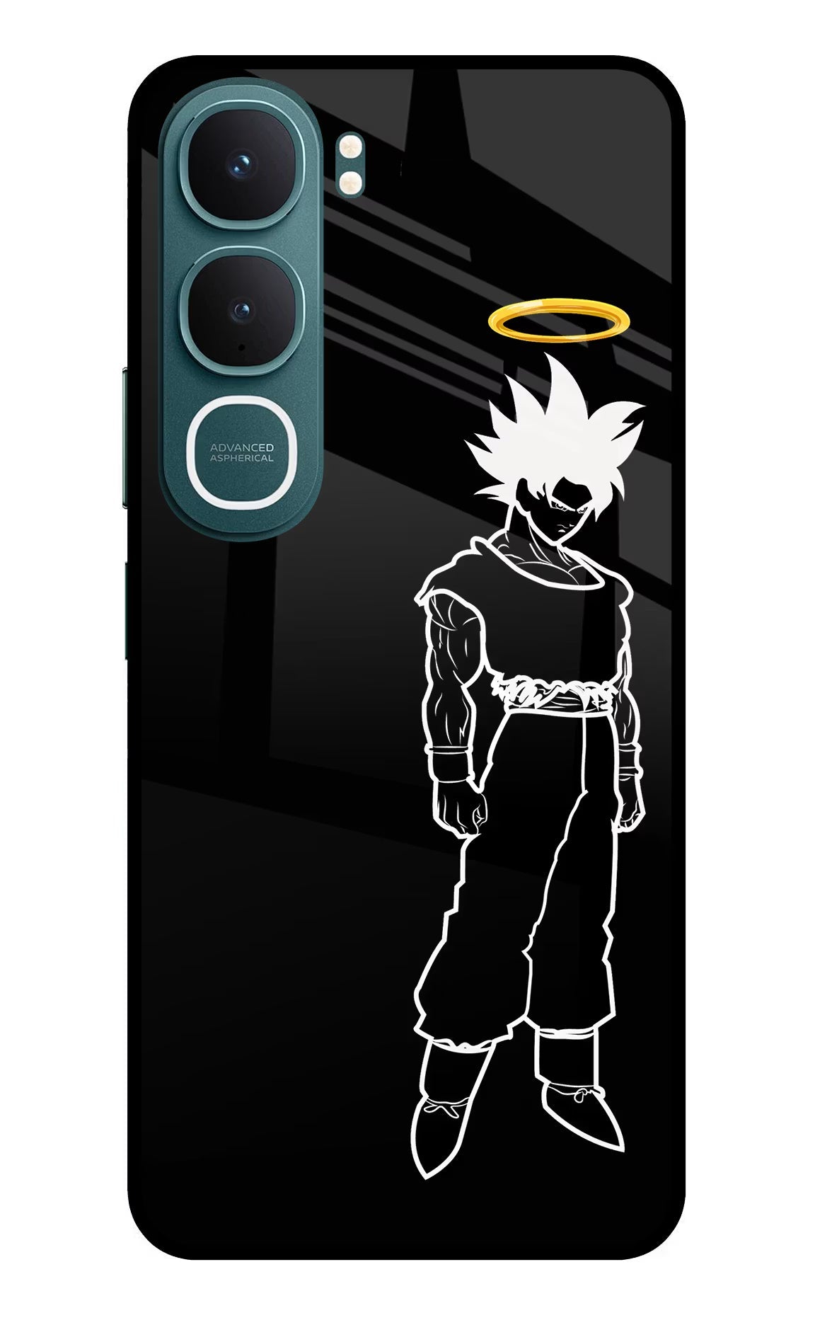 DBS Character Vivo Y31 5G Back Cover Glass Case - Hello Swanky