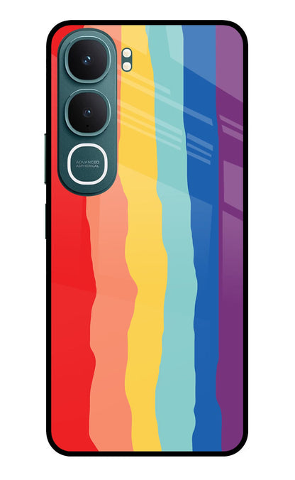 Rainbow Vivo Y31 5G Back Cover Glass Case - Hello Swanky