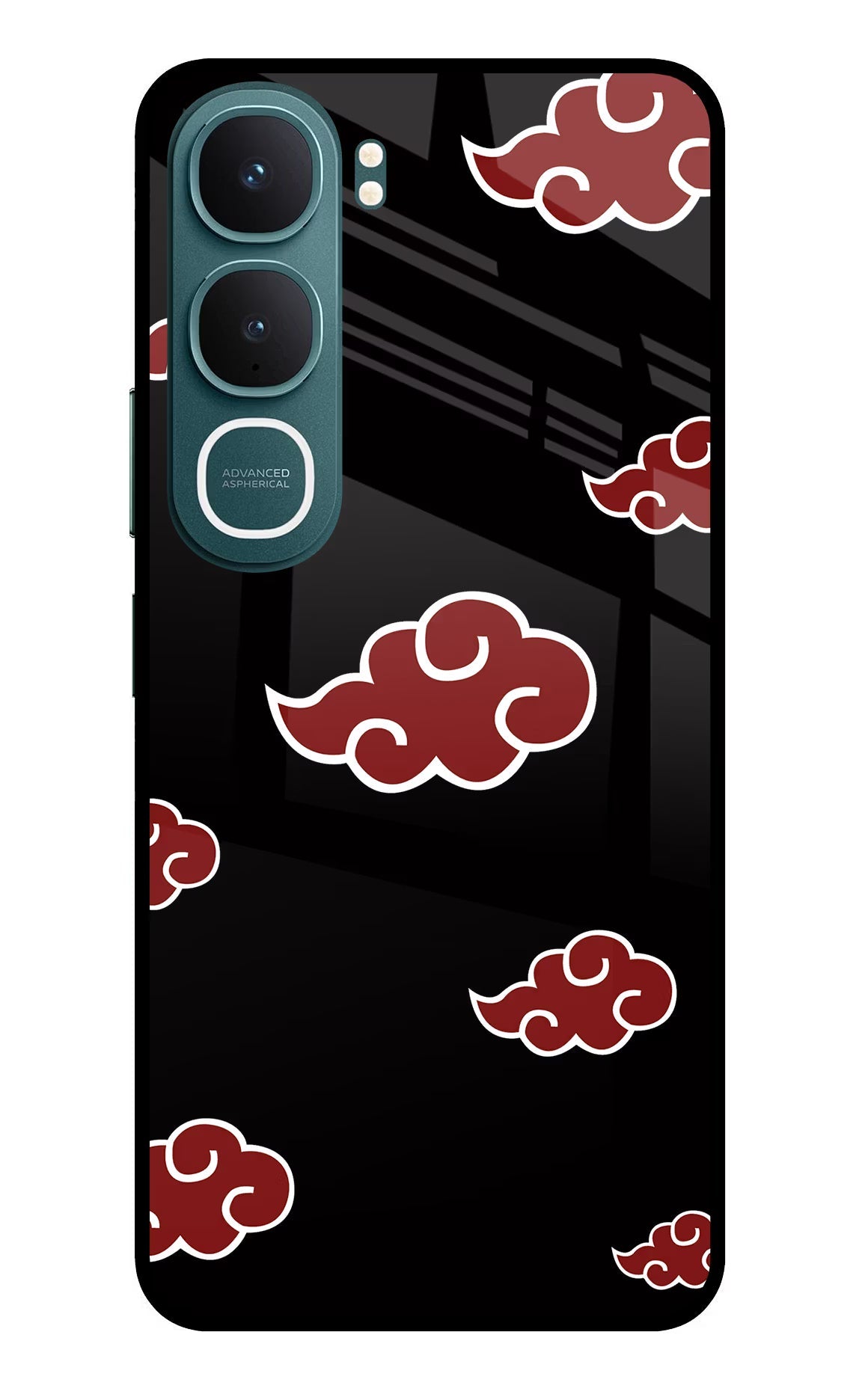 Akatsuki Vivo Y31 5G Back Cover Glass Case - Hello Swanky