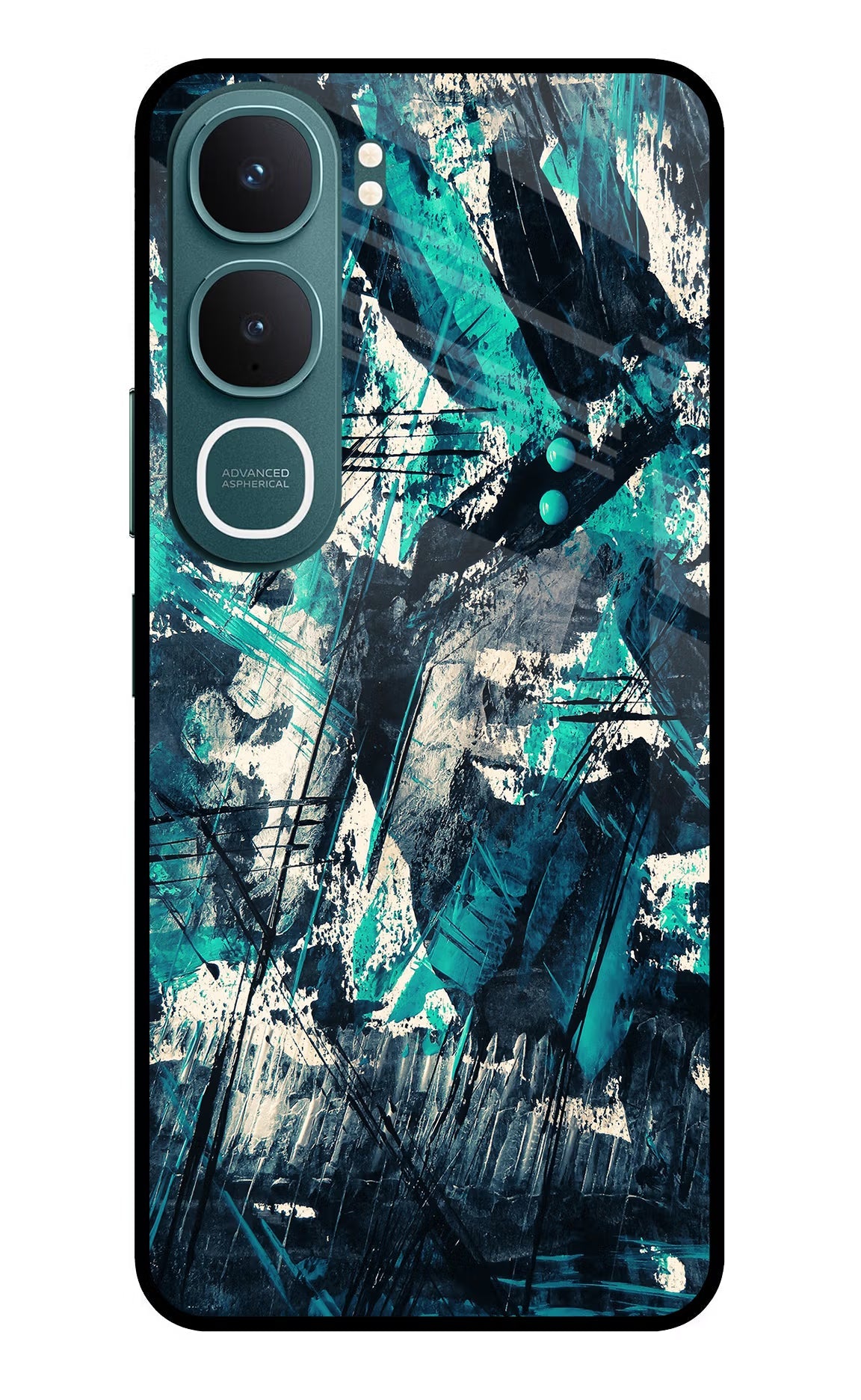 Artwork Vivo Y31 5G Back Cover Glass Case - Hello Swanky