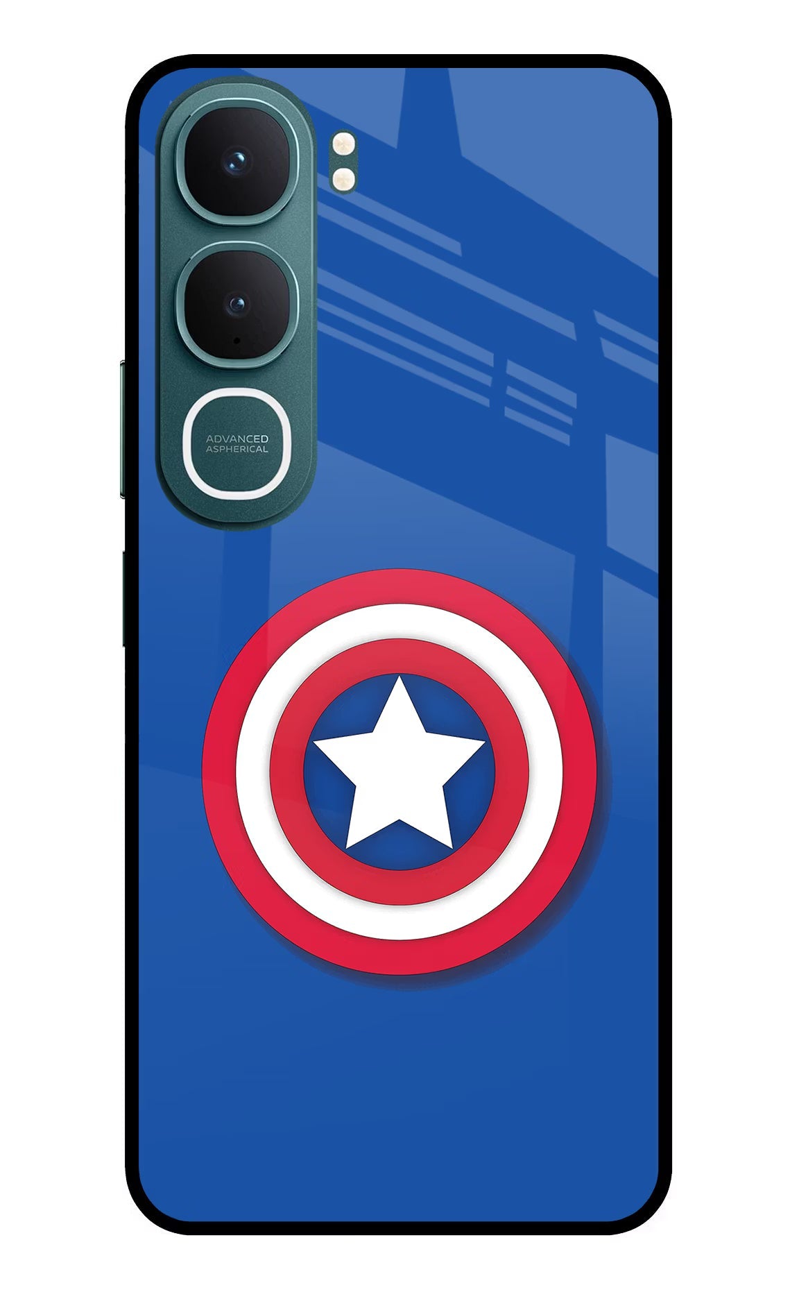 Shield Vivo Y31 5G Back Cover Glass Case - Hello Swanky