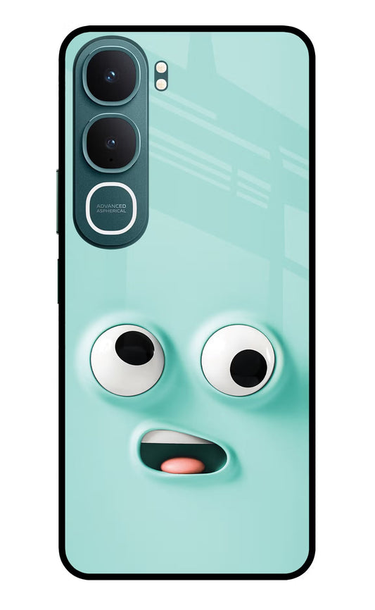 Funny Cartoon Vivo Y31 5G Back Cover Glass Case - Hello Swanky
