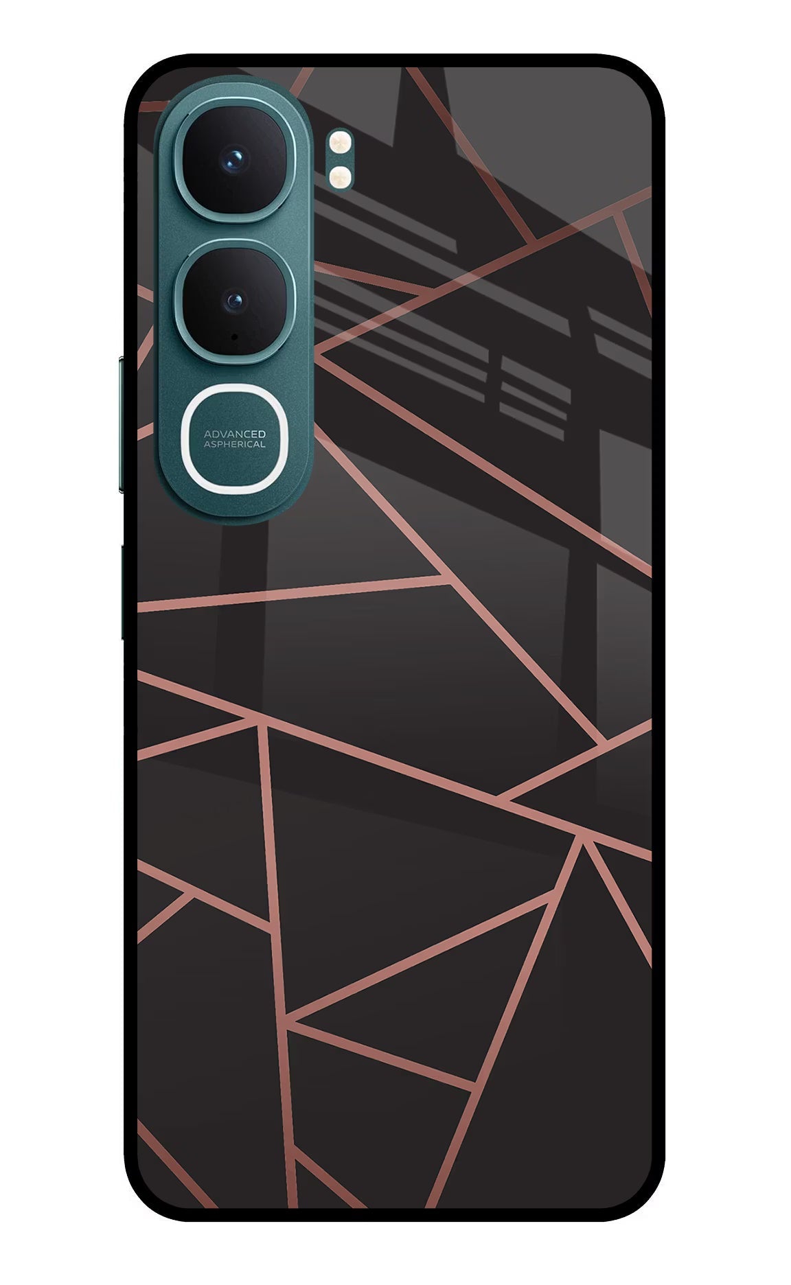 Geometric Pattern Vivo Y31 5G Back Cover Glass Case - Hello Swanky