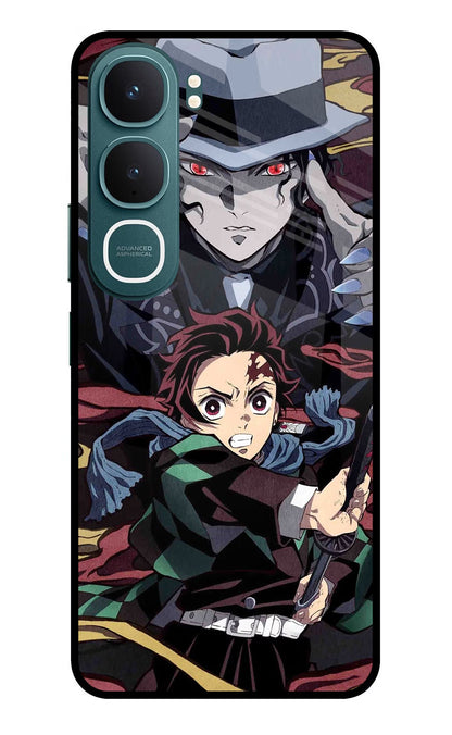 Demon Slayer Vivo Y31 5G Back Cover Glass Case - Hello Swanky