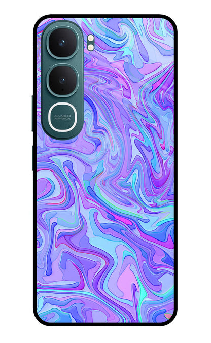 Glitter Vivo Y31 5G Back Cover Glass Case - Hello Swanky
