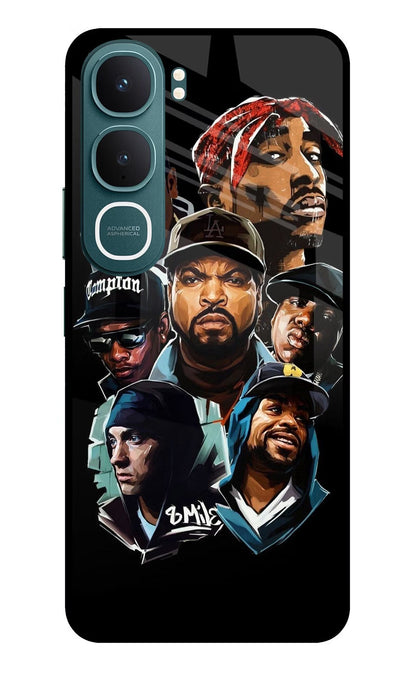 Rappers Vivo Y31 5G Back Cover Glass Case - Hello Swanky
