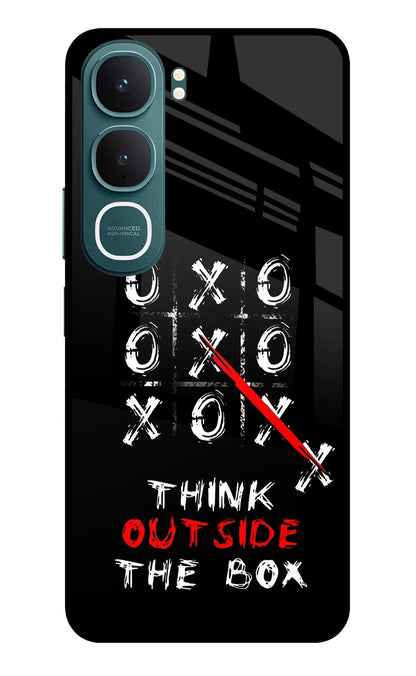 Think Out of the BOX Vivo Y31 5G Back Cover Glass Case - Hello Swanky